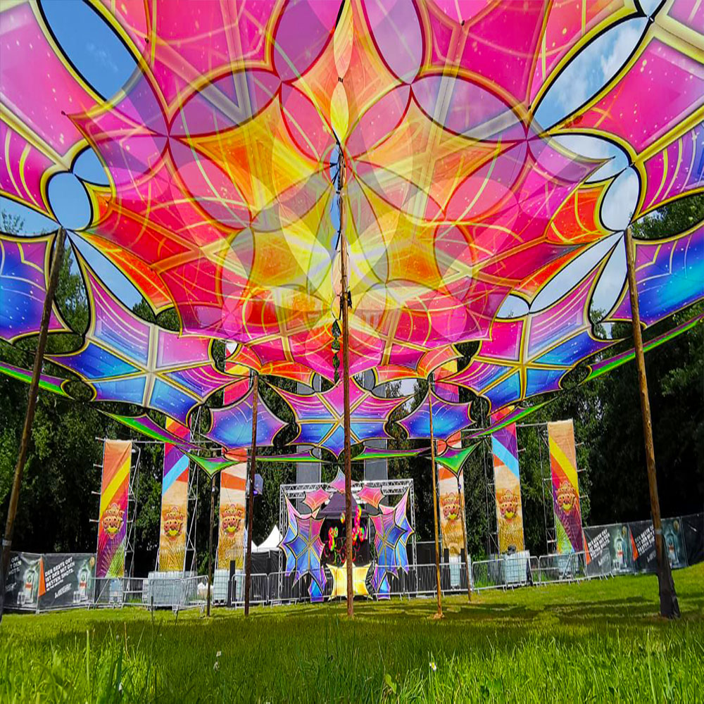 25m Festival Dach aus Einzelelementen