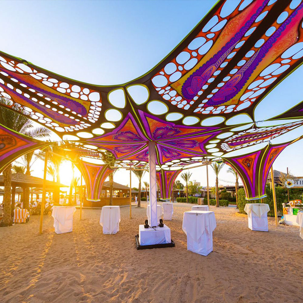 Strand Fullmoon Party Dekoration für Hotelkette