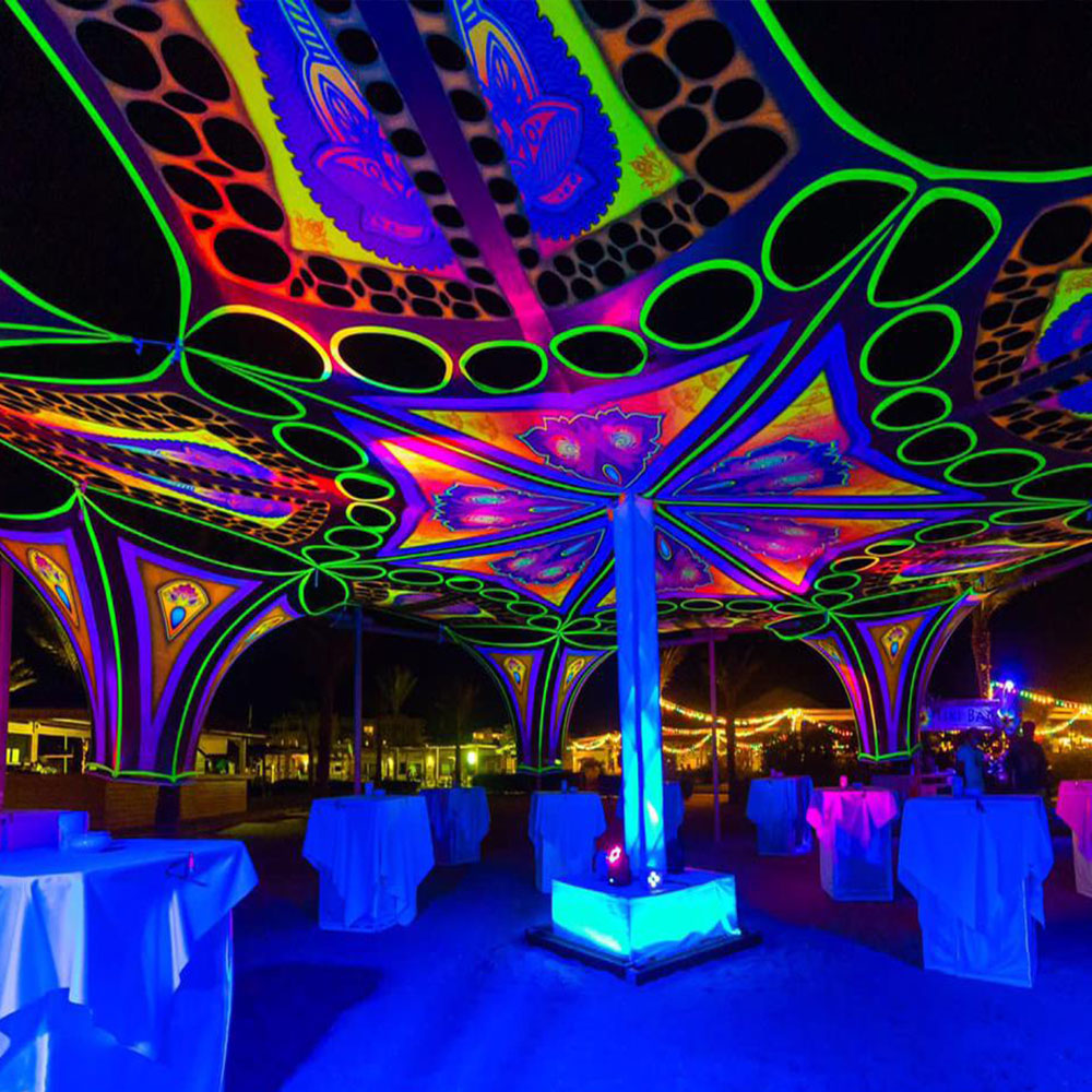 Neon Fullmoon Beachparty